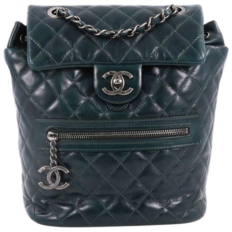 CHANEL Glazed Calfskin Quilted Small Salzburg Mountain